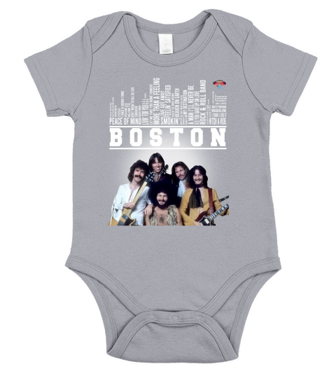 Boston Peace Of Mind Rock And Roll Band Thank You For The Memories Short Sleeve Baby One-Piece
