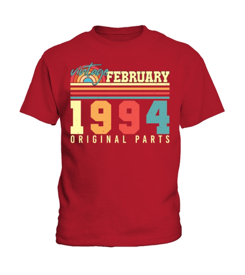 Gift Idea Vintage February 1994 Kids T-Shirt
