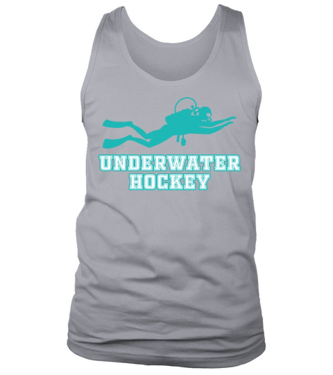 Underwater Hockey Athlete Funny Vintage Workout Sp Men's Tank Top