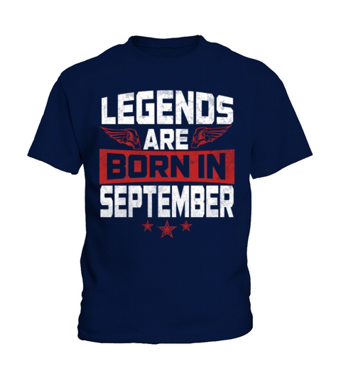 legends are born in September Kids T-Shirt