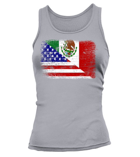 Vintage Mexican American Flag Women's Tank Top