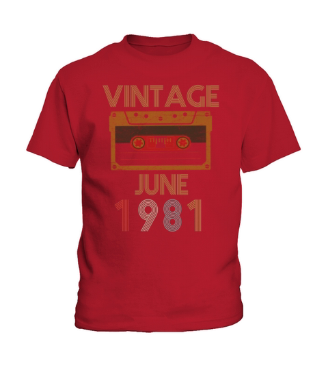 Vintage june 1981 Kids T-Shirt