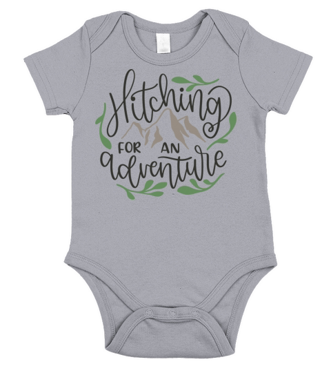 Hitching for an adventure Short Sleeve Baby One-Piece