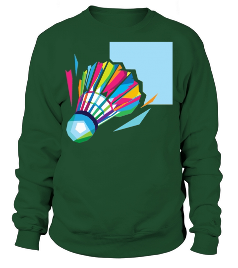 Badminton in Color Sweatshirt Unisex