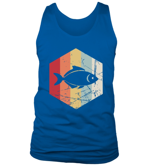 Retro Vintage Pet Fish Aquarium T-Shirt Tank Top Unisex