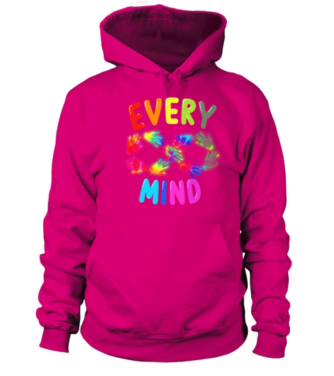 Colorful Rainbow Neurodiversity Every Mind Infinit Men's Hoodie
