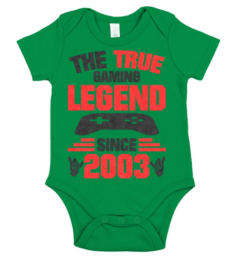Gaming Legends Born In 2003 Short Sleeve Baby One-Piece