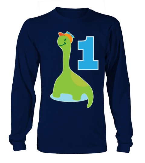 1st Birthday Dinosaur Men's Long Sleeve