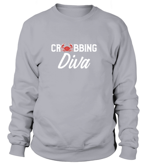 Crabbing Diva Crab Hunter Hunting Season design Women's Sweatshirt
