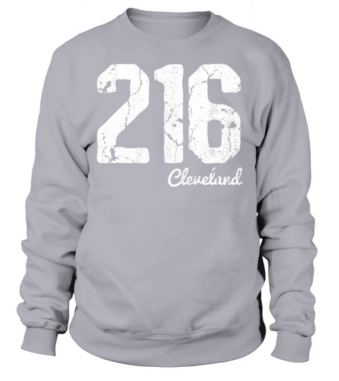 Cleveland 216 Area Code Vintage Sweatshirt Unisex