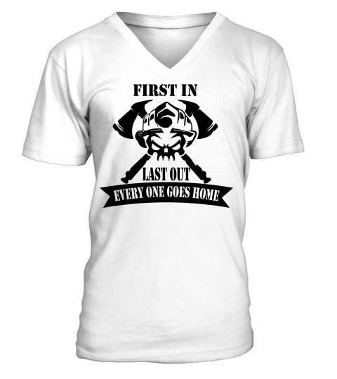 Firefighter Men's V-Neck T-shirt