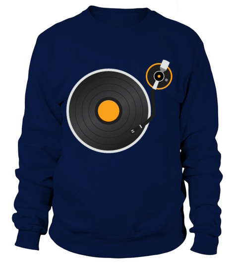 Vinyl Vintage Record Rave TShirt for Men and Wome Men's Sweatshirt