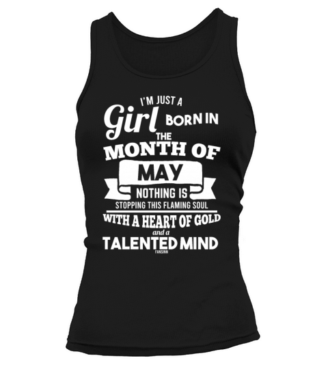 Girls Birthday May Saying woman Women's Tank Top