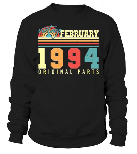 Gift Idea Vintage February 1994 Men's Sweatshirt