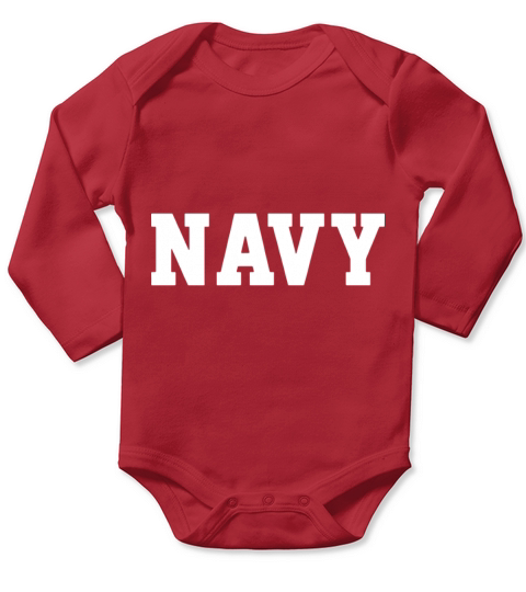 NAVY PT US Military Workout Bodybuilding Long Sleeve Baby One-Piece