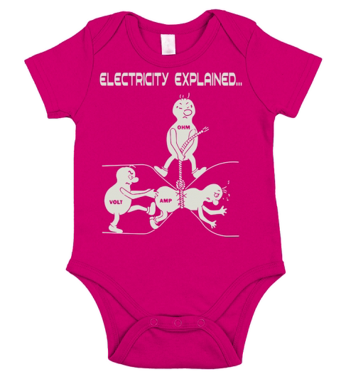 ELECTRICIAN Short Sleeve Baby One-Piece