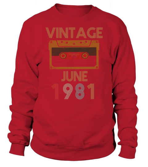 Vintage june 1981 Sweatshirt Unisex