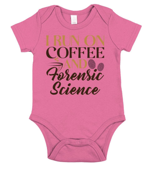 Forensic Coffee Fingerprint Forensics Short Sleeve Baby One-Piece