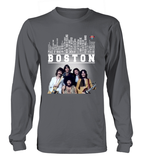 Boston Peace Of Mind Rock And Roll Band Thank You For The Memories Long sleeved Unisex