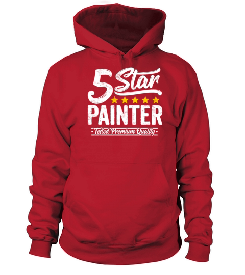 Best Painter Gift 5 Star Profession Job Workmate Women's Hoodie