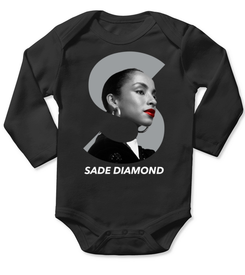 Sade Diamond - Unisex Long Sleeve Long Sleeve Baby One-Piece