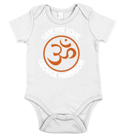 George Harrison musican Tshirt Short Sleeve Baby One-Piece