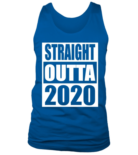 Happy New Year 2021 Straight Outta 2020 Eve NYE Men's Tank Top