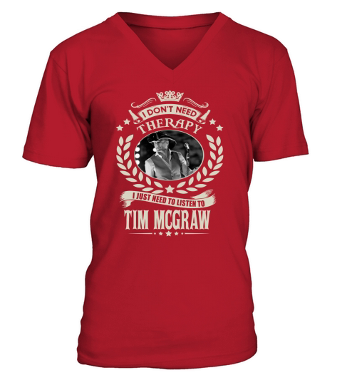 TIM MCGRAW V-Neck T-shirt