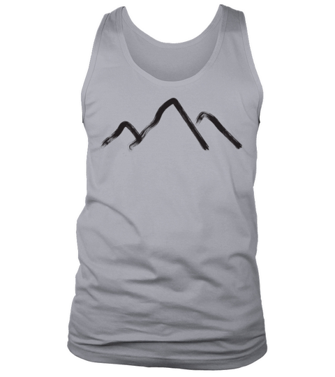 Minimalist Mountains Men's Tank Top