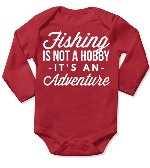 Fishing is an adventure Long Sleeve Baby One-Piece