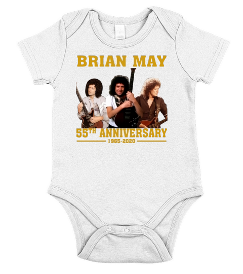 BRIAN MAY 55th ANNIVERSARY - Travel Mug Short Sleeve Baby One-Piece