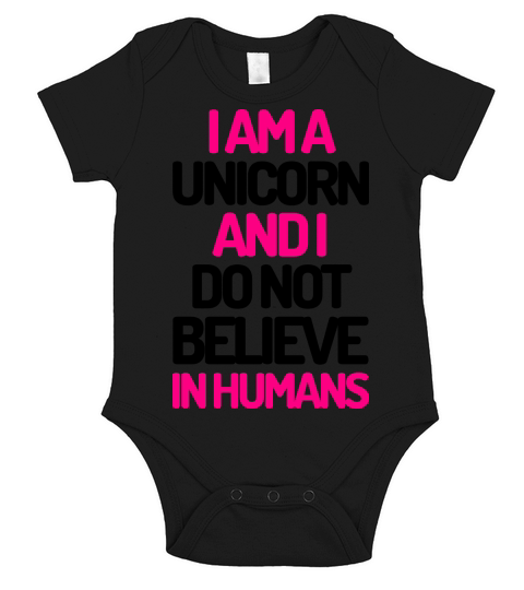 I Am A Unicorn Short Sleeve Baby One-Piece