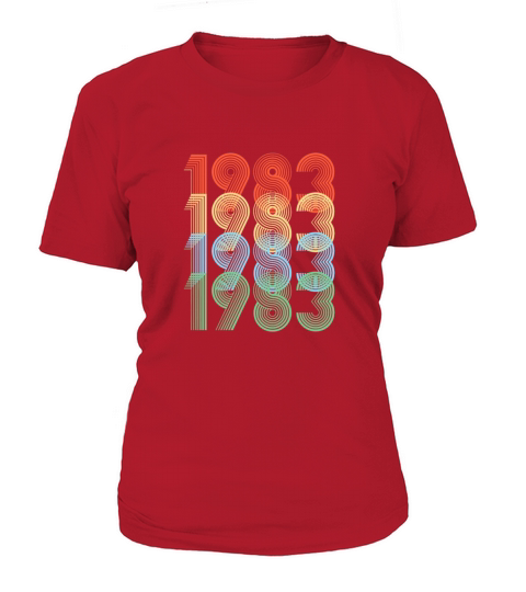 Vintage 1983 36Th Birthday T Gift Men Women Gift T Women's T-Shirt