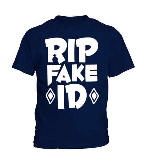 21st Birthday RIP Fake ID Turning 21 Kids T-Shirt