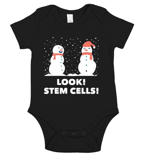 Funny Christmas Science Xmas Gift Ideas Short Sleeve Baby One-Piece