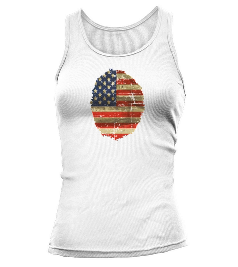 12 Vintage Distress US Flag 4 Tank top Woman