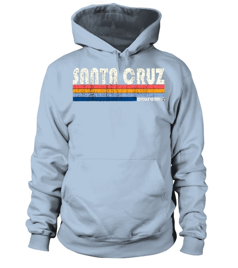 Vintage 70s 80s Style Santa Cruz CA Women's Hoodie