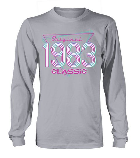 Born In 1983 Throwback Birthday Women's Long Sleeve