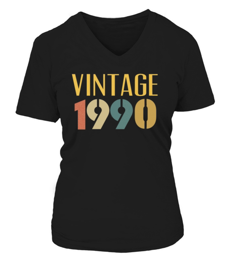 Vintage 1990 Cool 31st Birthday Gifts Men Women Women's V-Neck T-shirt
