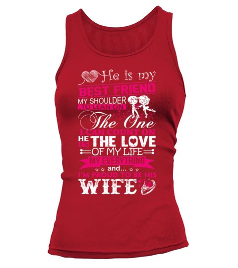 Wife - Im proud to be my best friends wife Women's Tank Top