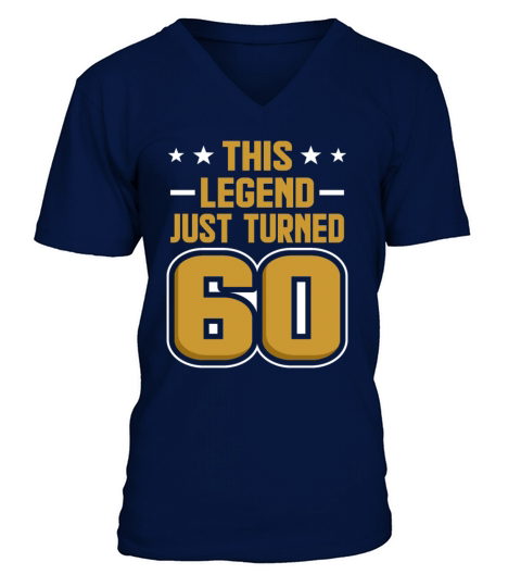 60th Birthday 60 years old Gift Men's V-Neck T-shirt