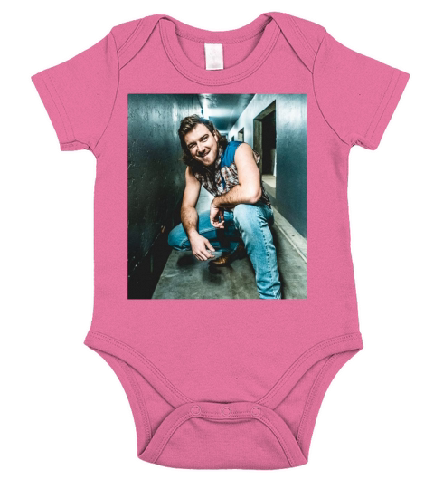 Morgan Wallen Funny Short Sleeve Baby One-Piece