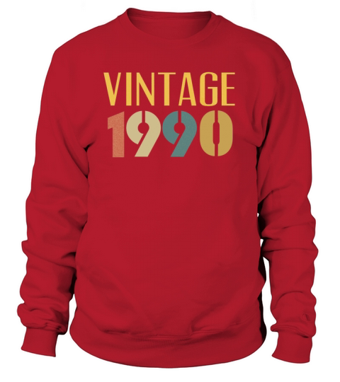 Vintage 1990 Cool 31st Birthday Gifts Men Women Men's Sweatshirt