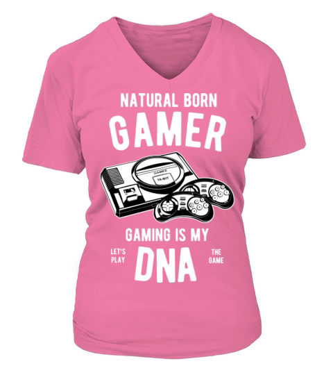 GAMING GAMER CONTROLLER DNA Women's V-Neck T-shirt