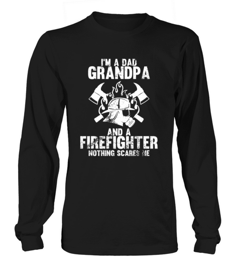 Father Firefighter Men's Long Sleeve