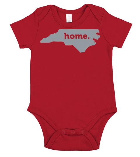 North Carolina HOME Short Sleeve Baby One-Piece