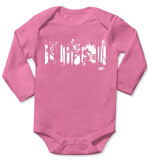 Werewolf, Bike, Vtt Biking, Cycling Ride ,Mountain Bike Long Sleeve Baby One-Piece