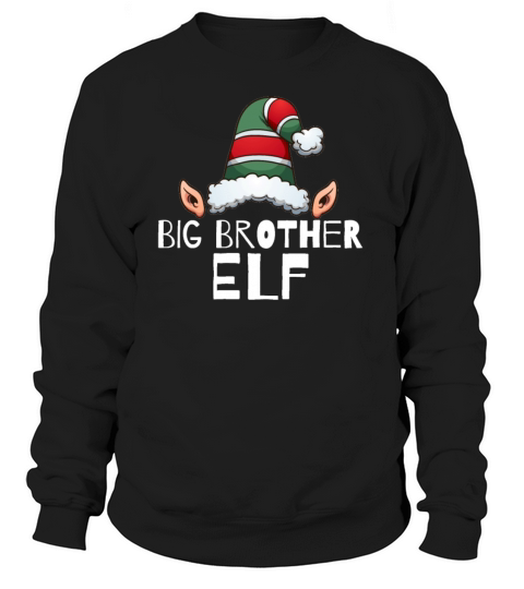 Big Brother Elf Christmas Holidays Xmas Elves Big Women's Sweatshirt