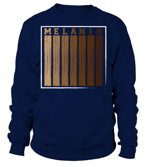 Melanin African American Black History Month Pride Women's Sweatshirt