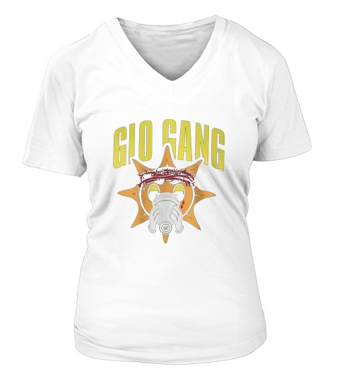 Chief Keef Rapper Glo Gang Record Label V-neck T-Shirt Woman